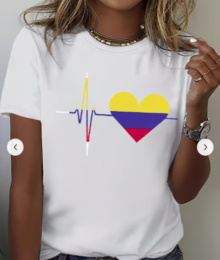 Camiseta Deportiva Casual Dama