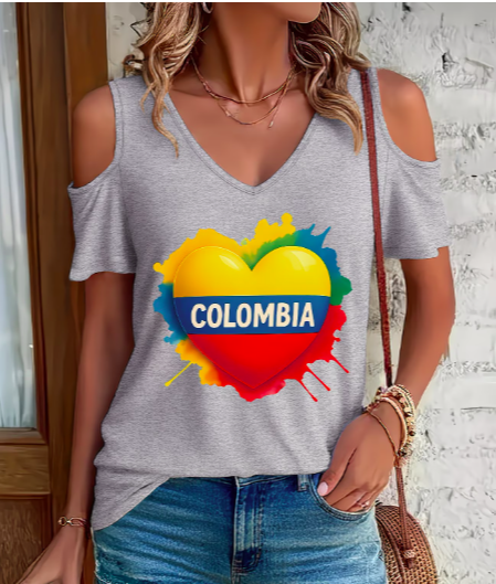 Camiseta Deportiva Casual Dama