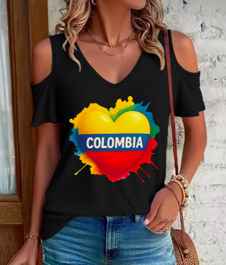 Camiseta Deportiva Casual Dama